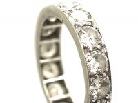 Art Deco 18ct White Gold & Diamond Eternity Ring