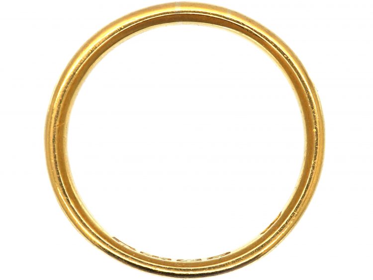 22ct Gold Wedding Ring Assayed in 1923