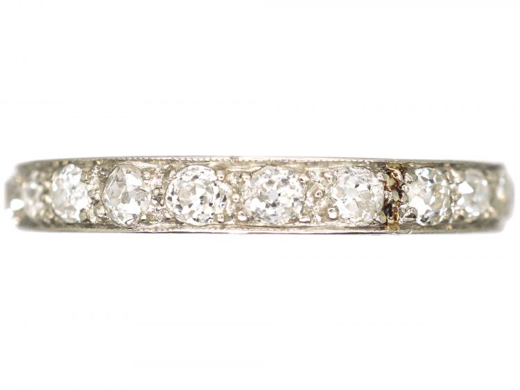 Art Deco Platinum & Diamond Eternity Ring