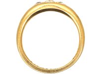 Victorian 18ct Gold Ring set with Three Old European Cut Diamonds