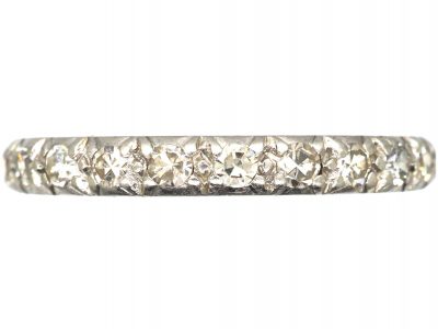 Early 20th Century Platinum & Diamond Eternity Ring