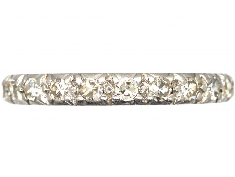 Early 20th Century Platinum & Diamond Eternity Ring