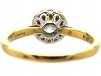 18ct Gold & Diamond Daisy Cluster Ring with Forever Engraved Inside the Shank