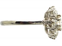 Platinum & Diamond Large Cluster Ring