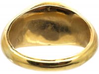 Victorian 22ct Gold Ring with a Roman Intaglio of a Melitan