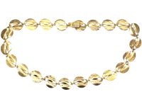 1950s Silver & Blue Enamel Double Leaf Necklace by Willy Winnaess for David Andersen