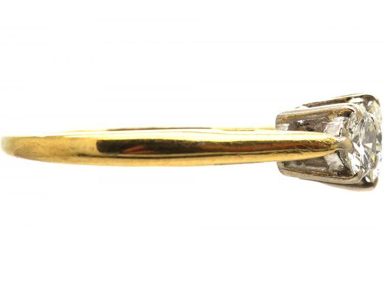 1950s 18ct Gold, Three Stone Diamond Ring
