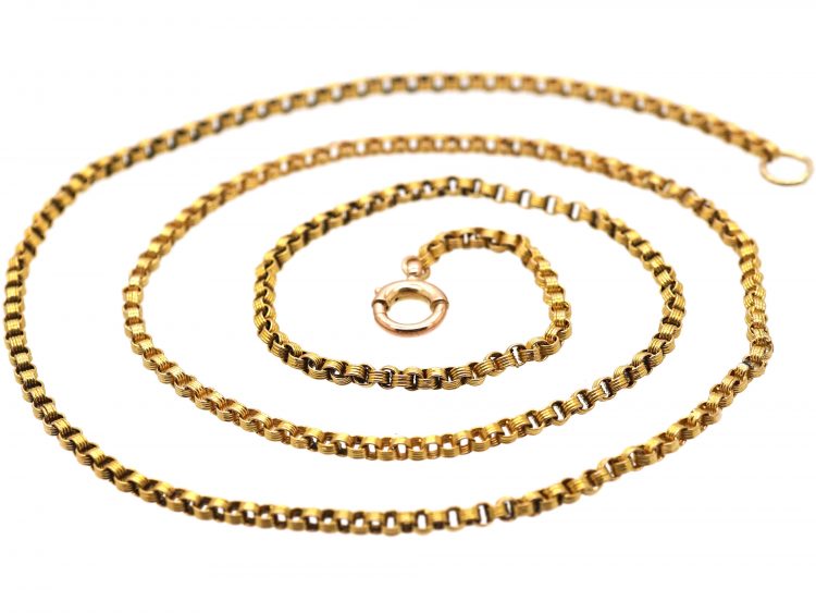 Edwardian 9ct Gold Chain