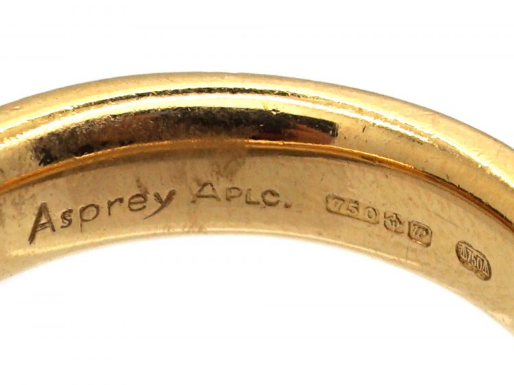 18ct Gold & Diamond Ring Retailed by Asprey