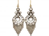 William IV Diamond Drop Earrings