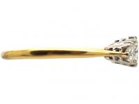 Early 20th Century 18ct Gold & Platinum, Three Stone Diamond Ring