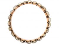 Georgian 9ct Gold & Natural Split Pearl Eternity Ring
