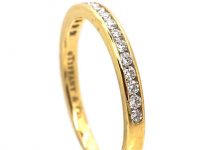 18ct Gold & Diamond Half Eternity Ring by Tiffany