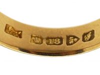 Edwardian 18ct Gold Keeper Ring