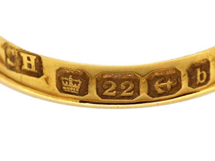 Edwardian 22ct Gold Wedding Ring