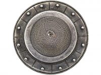 Victorian Silver Target Brooch