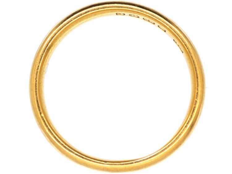Edwardian 22ct Gold Wedding Ring