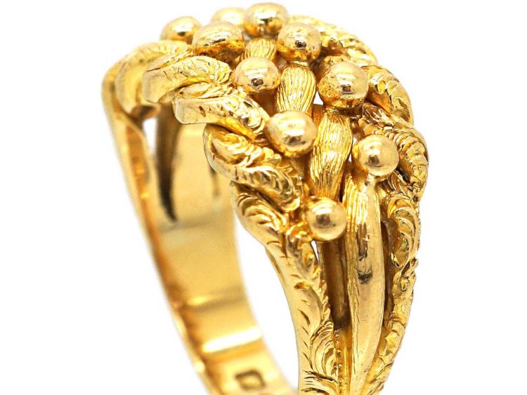 Edwardian 18ct Gold Keeper Ring