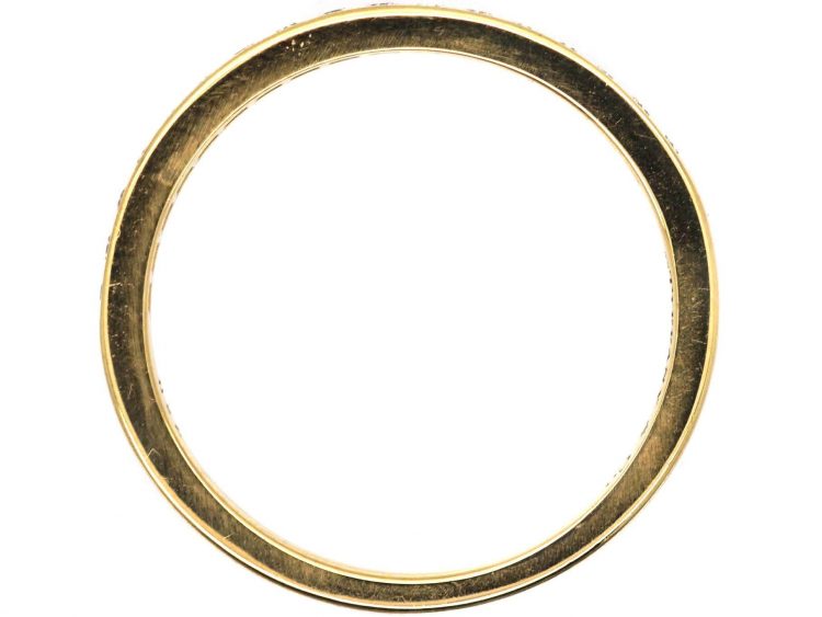 18ct Gold & Diamond Half Eternity Ring by Tiffany