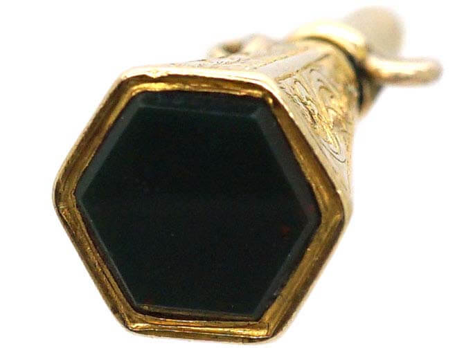 Victorian 15ct Gold Seal & Watch Key