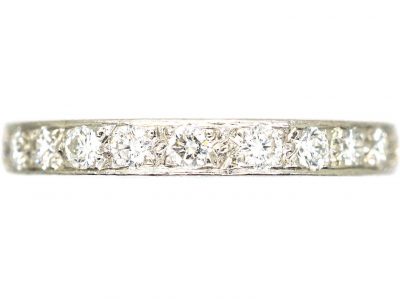 Art Deco Platinum Diamond Eternity Ring