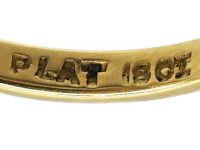 1920s 18ct Gold & Platinum, Diamond Cluster Ring