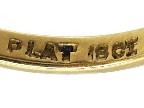 1920s 18ct Gold & Platinum, Diamond Cluster Ring