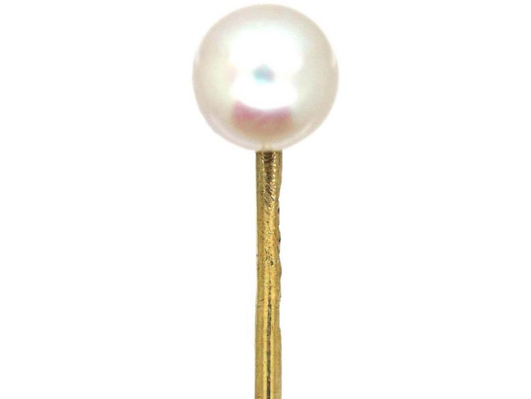 Edwardian Natural Pearl Tie Pin