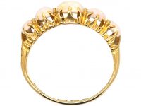 Edwardian 18ct Gold, Five Stone Opal Ring