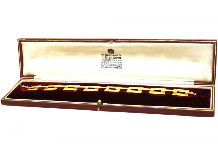 18ct Gold Bracelet in Original Garrards Case