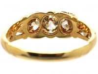 Victorian 18ct Gold,Three Stone Old Mine Cut Diamond Ring