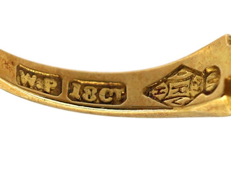 Victorian 18ct Gold, Five Stone Diamond Ring