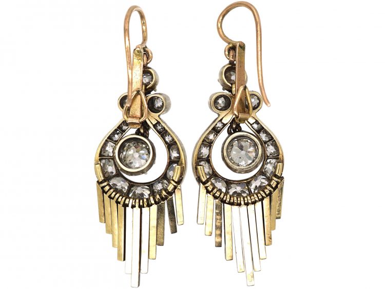 William IV Diamond Drop Earrings