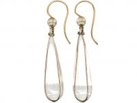 Victorian Rock Crystal Drop Earrings