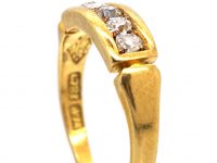 Victorian 18ct Gold, Five Stone Diamond Ring