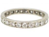 Art Deco Platinum Diamond Eternity Ring