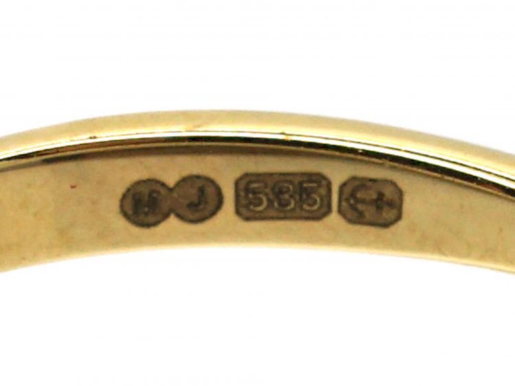 Edwardian 18ct Gold & Platinum, Diamond Daisy Cluster Ring
