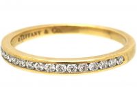 18ct Gold & Diamond Half Eternity Ring by Tiffany
