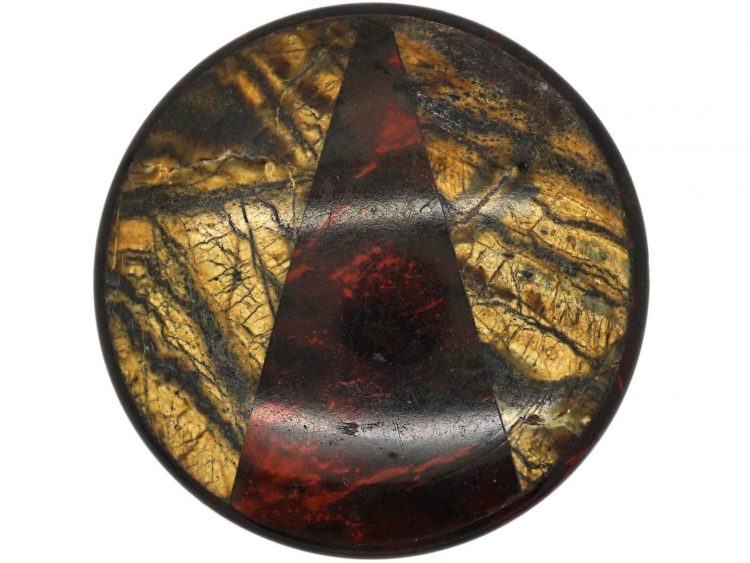 Victorian Hard Stone Brooch