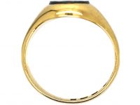 Edwardian 18ct Gold & Bloodstone Signet ring with Griffin Intaglio