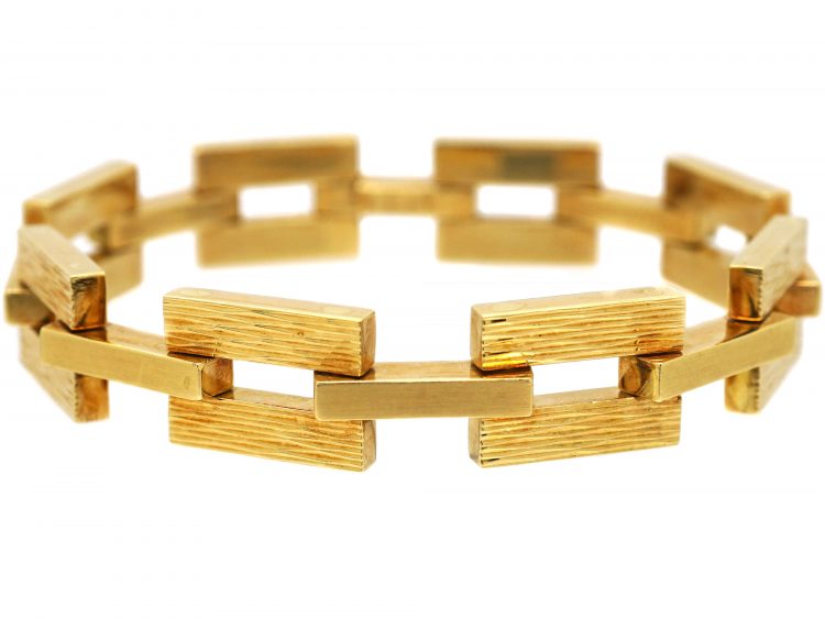 18ct Gold Bracelet in Original Garrards Case