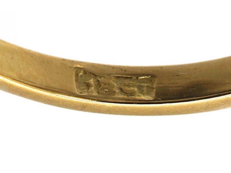 Edwardian 18ct Gold & Platinum, Diamond Daisy Cluster Ring