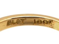 Art Deco 18ct Gold Old Mine Cut Diamond Solitaire Ring