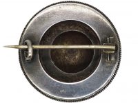 Victorian Silver Target Brooch