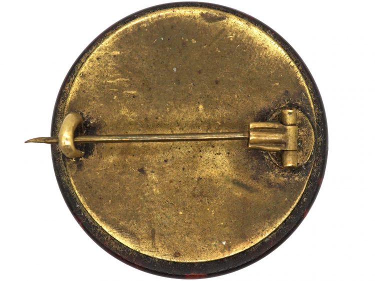 Victorian Hard Stone Brooch