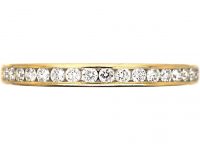 18ct Gold & Diamond Half Eternity Ring by Tiffany