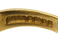 18ct Gold Signet ring with Engraved Dog by Charles Green & Sons