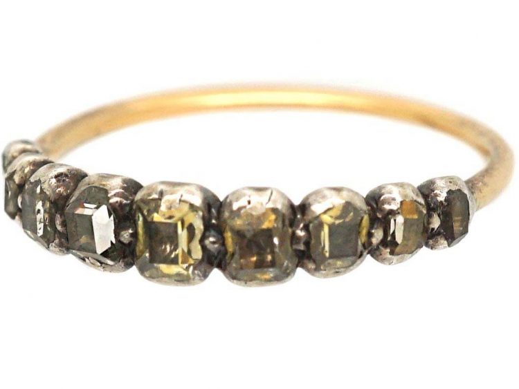 French 18th Century Table Cut Diamond Ring