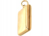 Victorian 15ct Gold Rectangular Shaped Locket