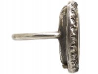 Early 20th Century Silver & Paste Locket Ring